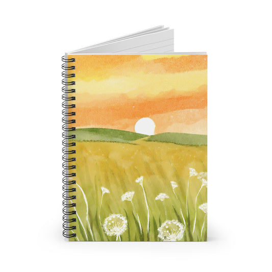 Sunrise Meadow Notebook | Spiral