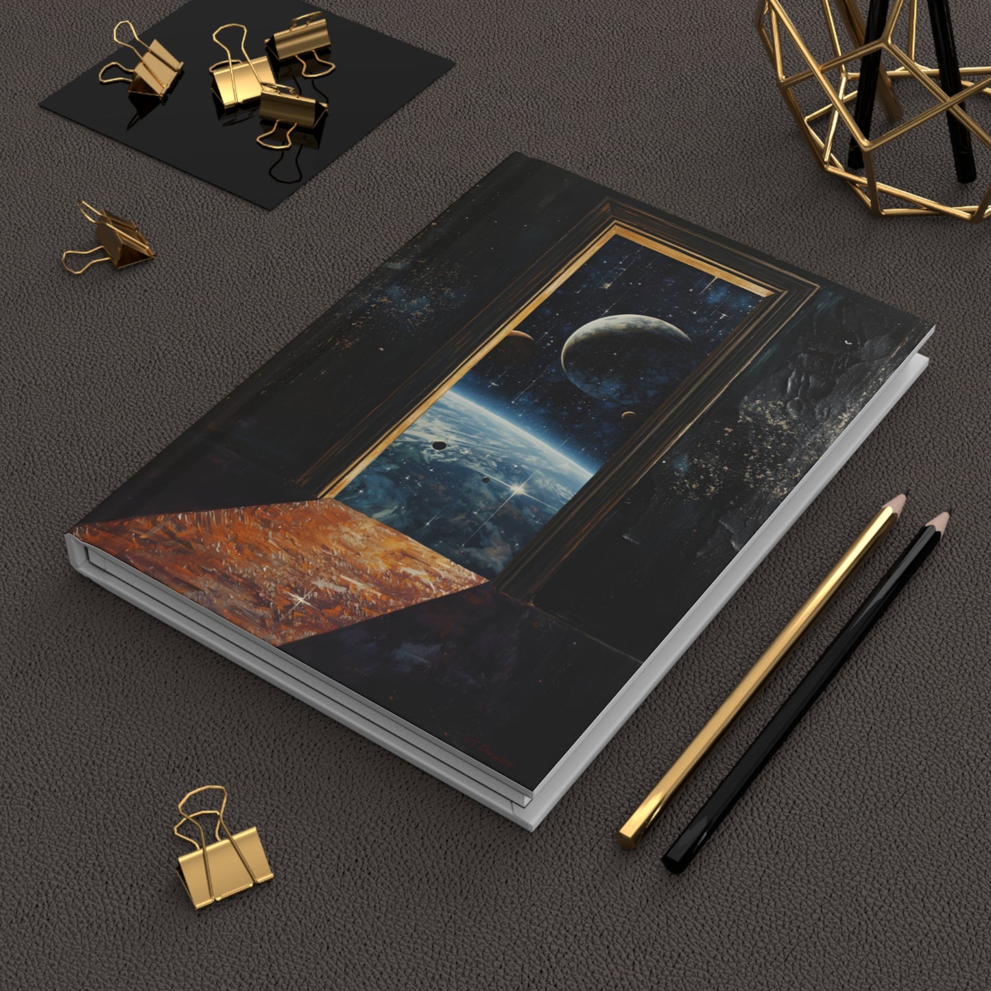 Portal to Space Hardcover Notebook