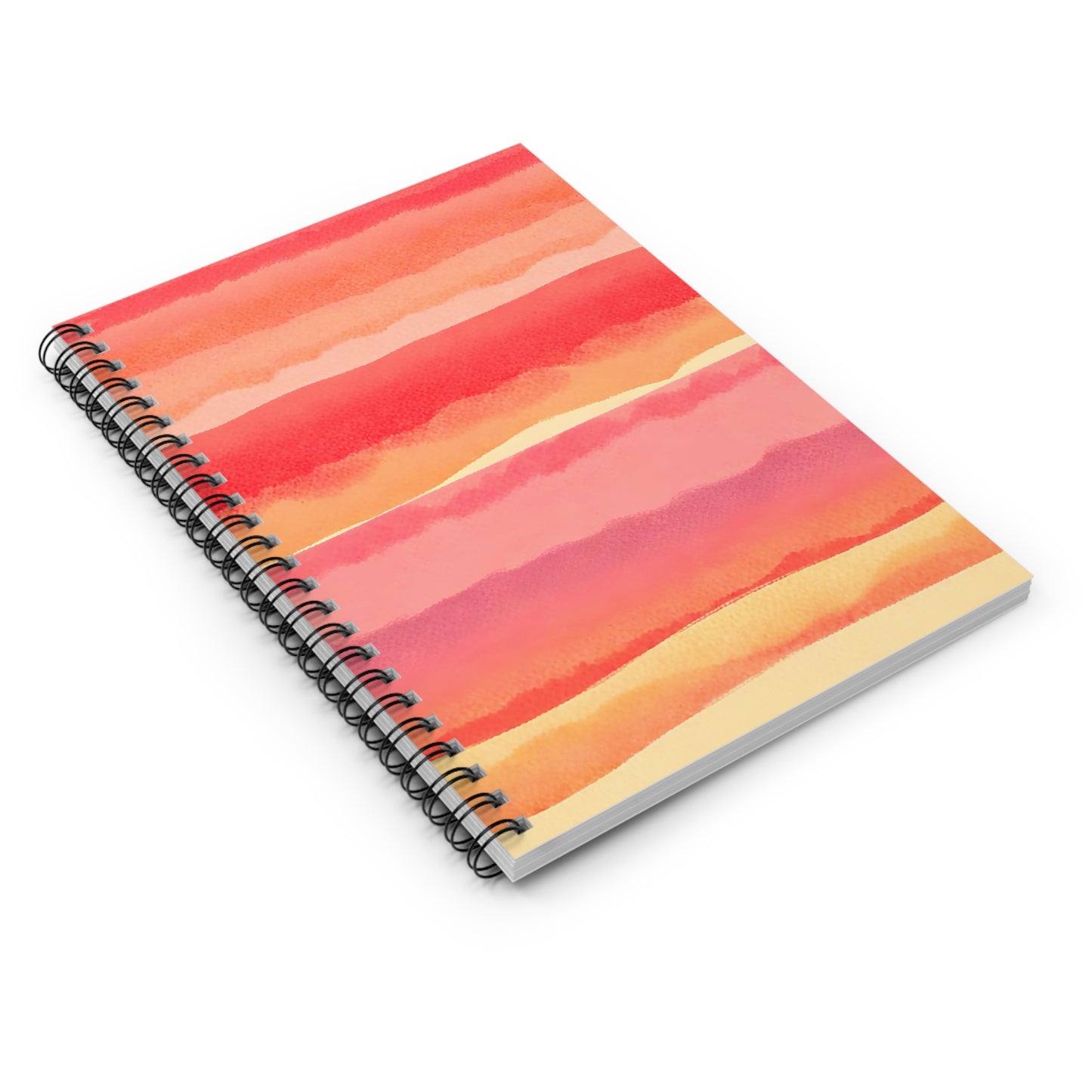 Coral Pink Sunset Notebook | Spiral
