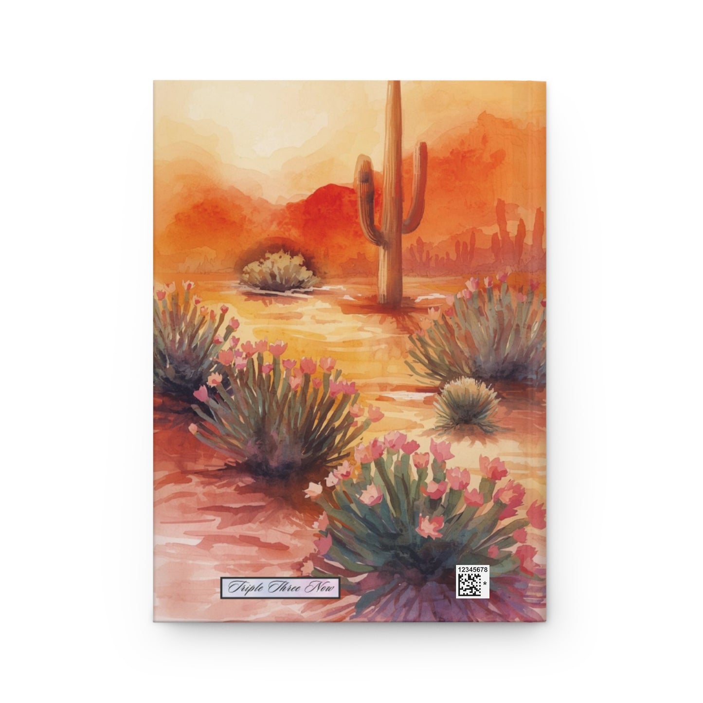 Desert Cactus Sunset Notebook | Hardcover