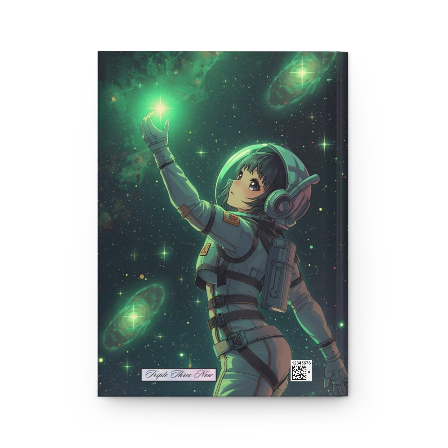 Green Cosmic Girl Notebook | Hardcover