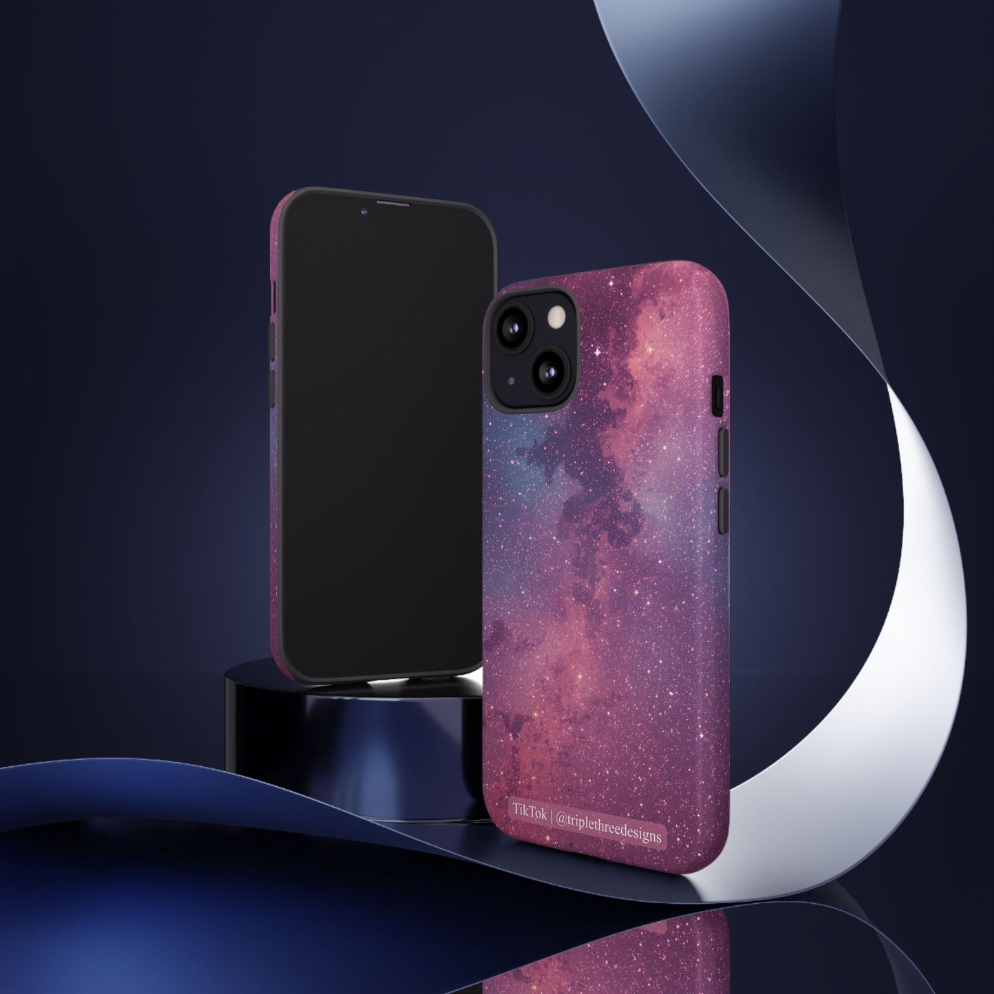 Pink Galaxy Nebula Phone Case