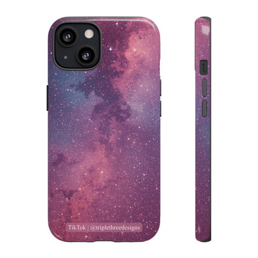 Pink Galaxy Nebula Phone Case