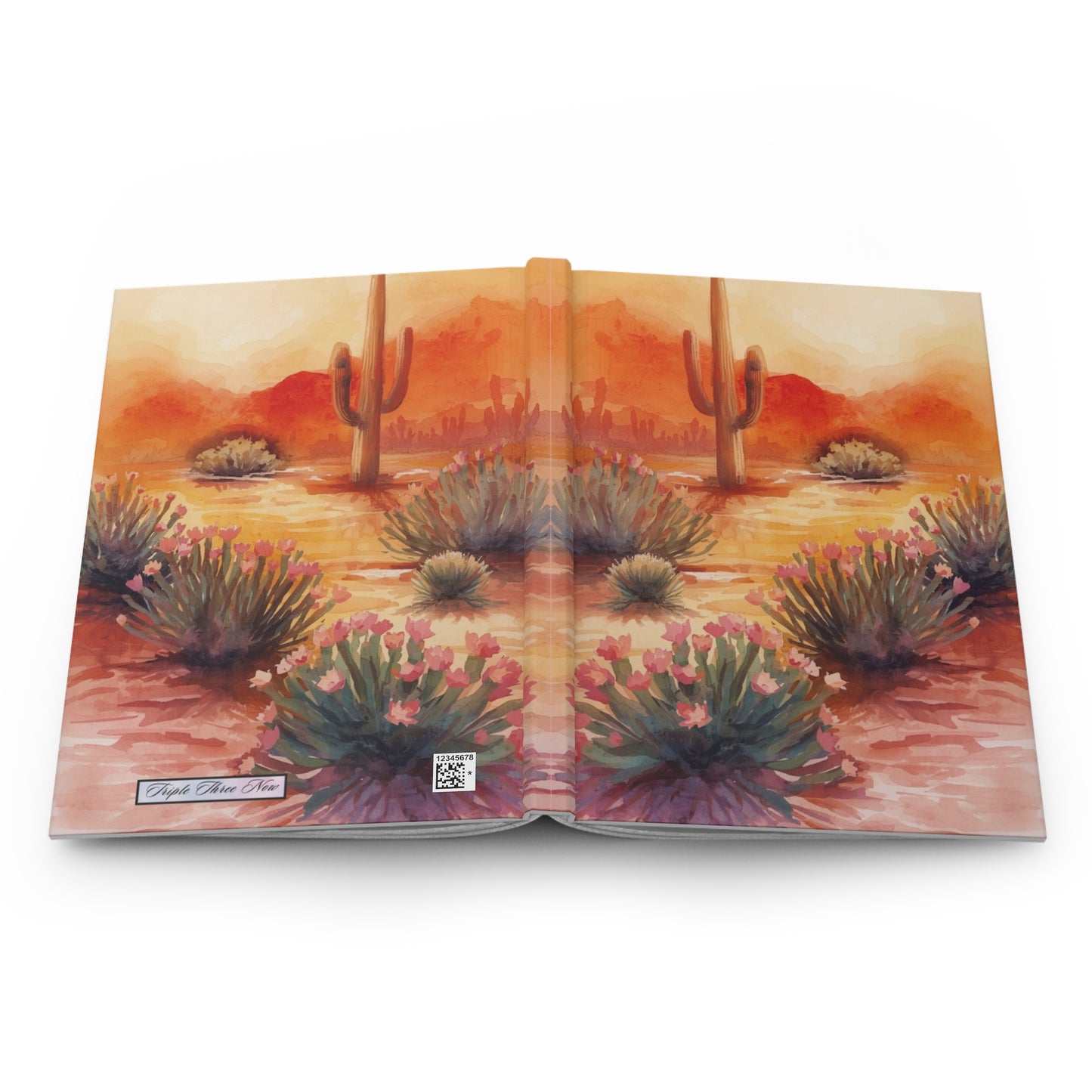 Desert Cactus Sunset Notebook | Hardcover