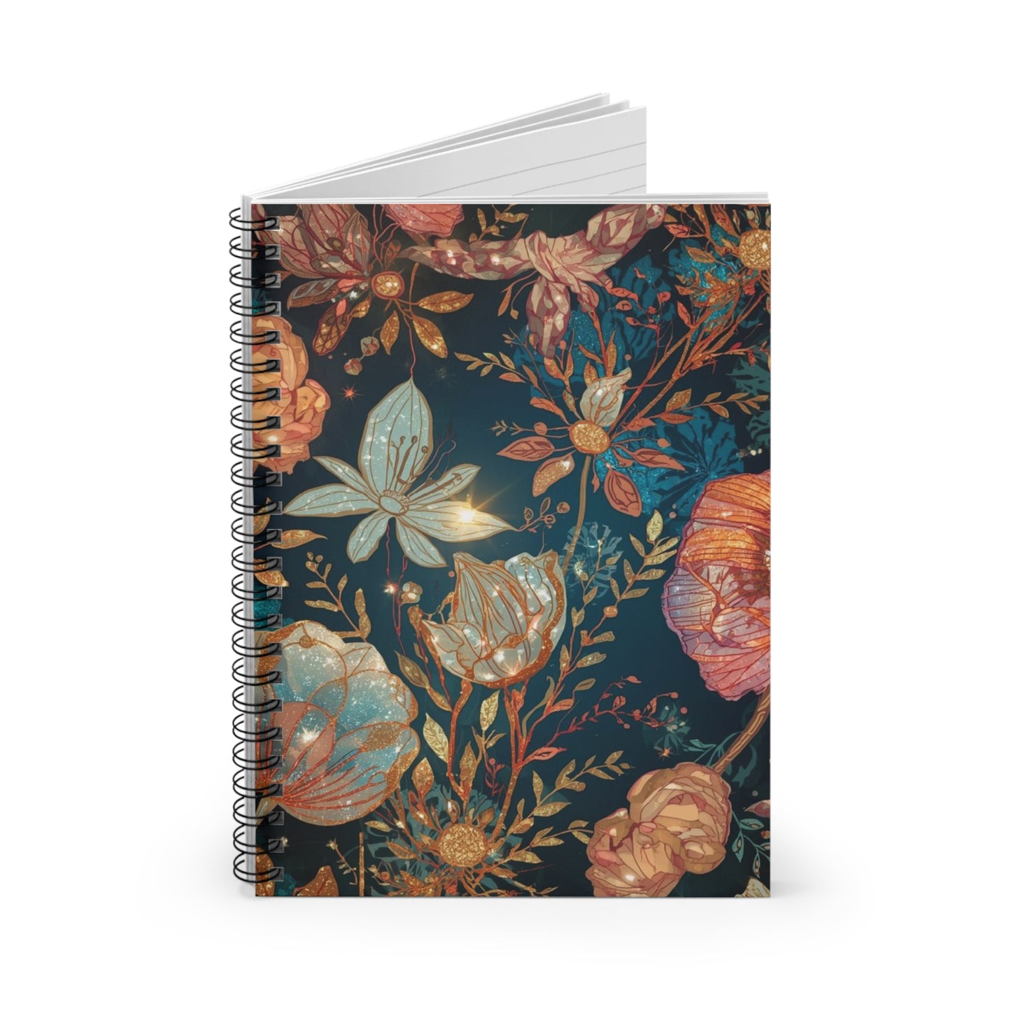 Elegant Floral Notebook | Spiral