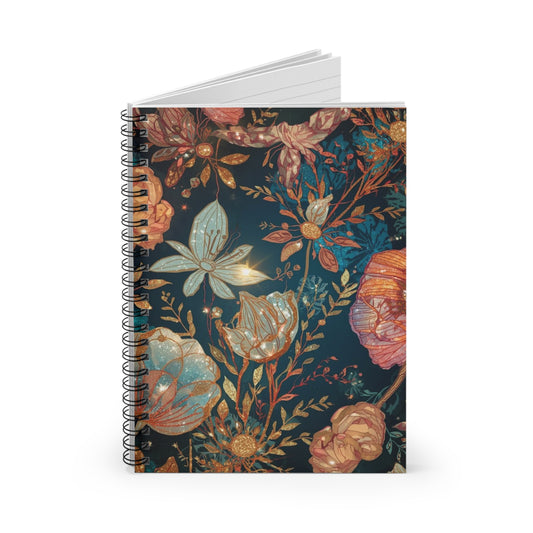 Elegant Floral Notebook | Spiral