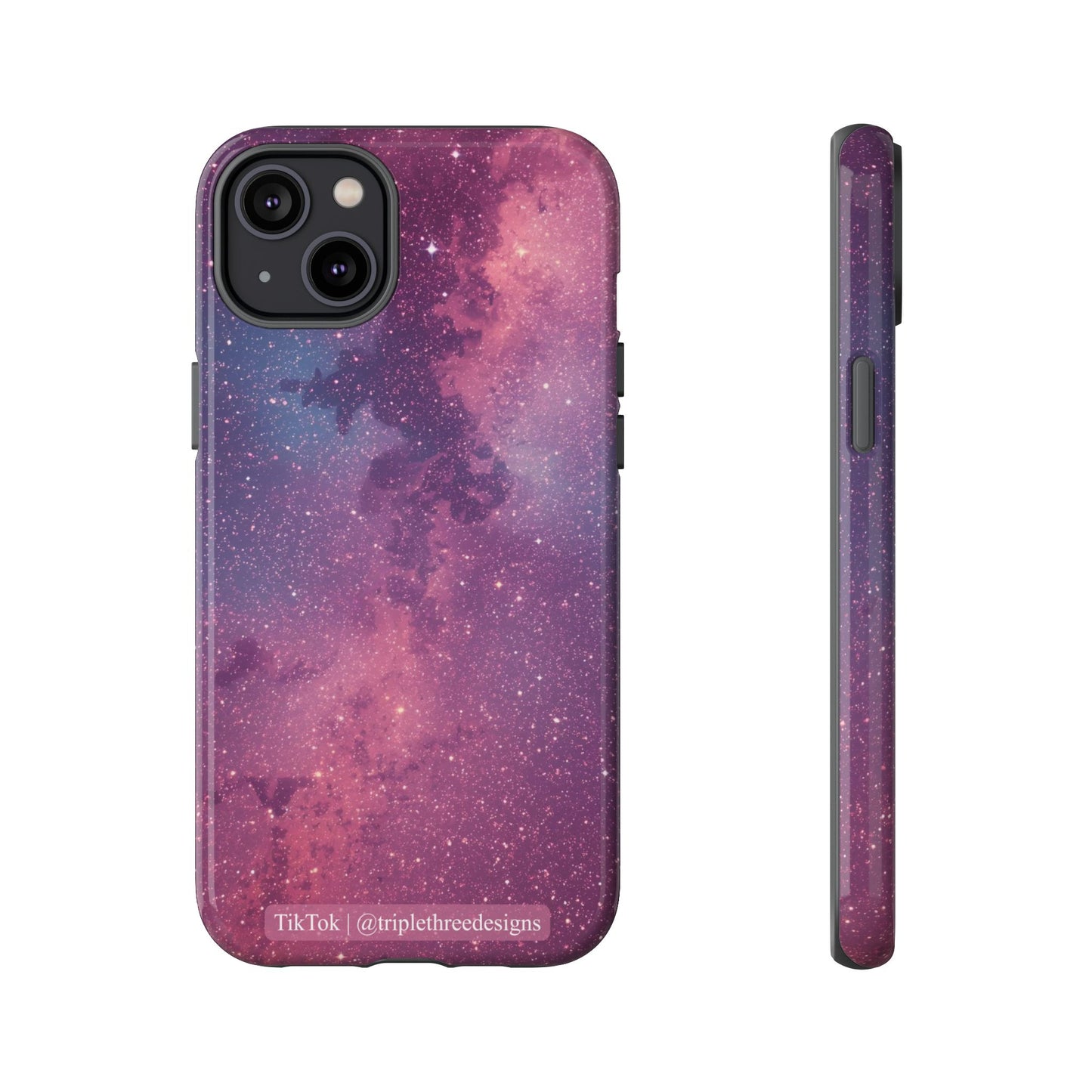 Pink Galaxy Nebula Phone Case