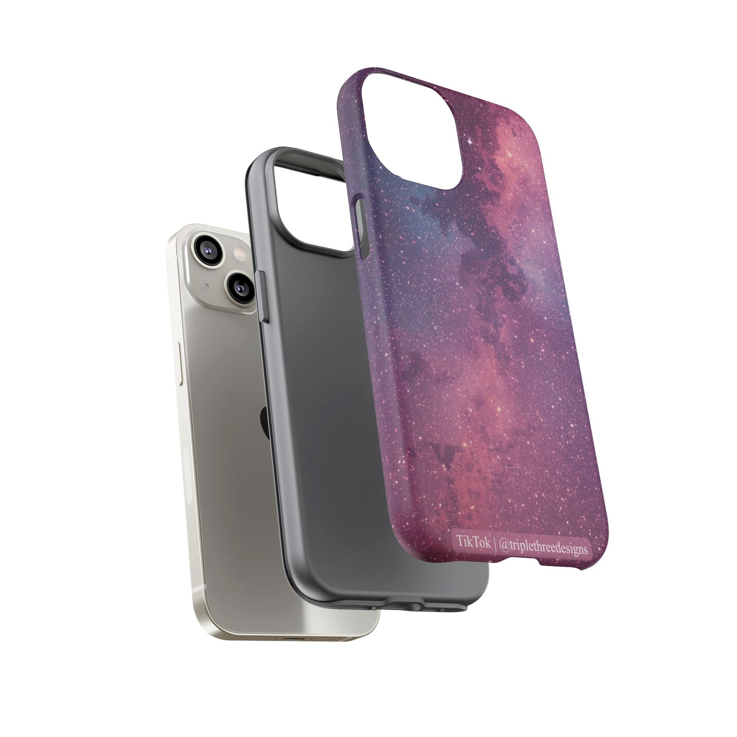 Pink Galaxy Nebula Phone Case