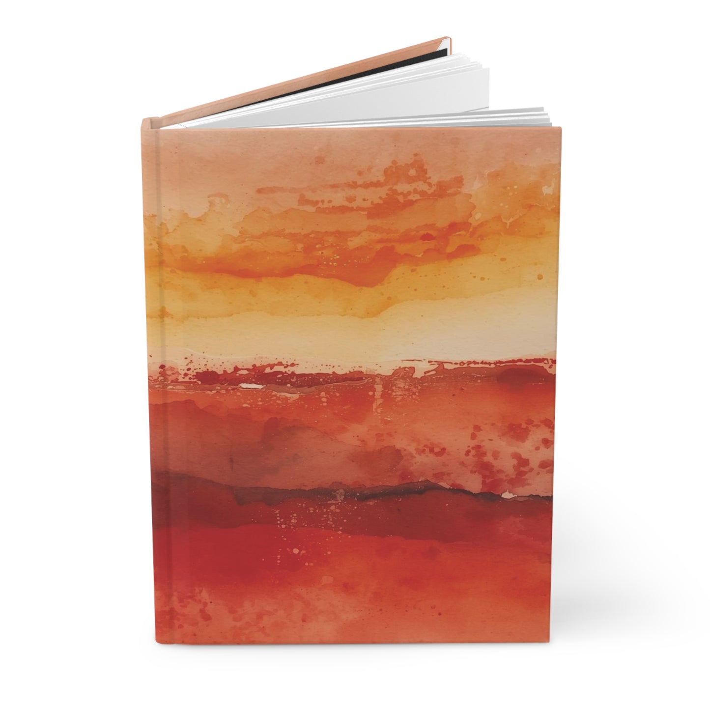 Book with a colorful abstract design on the cover against a white background