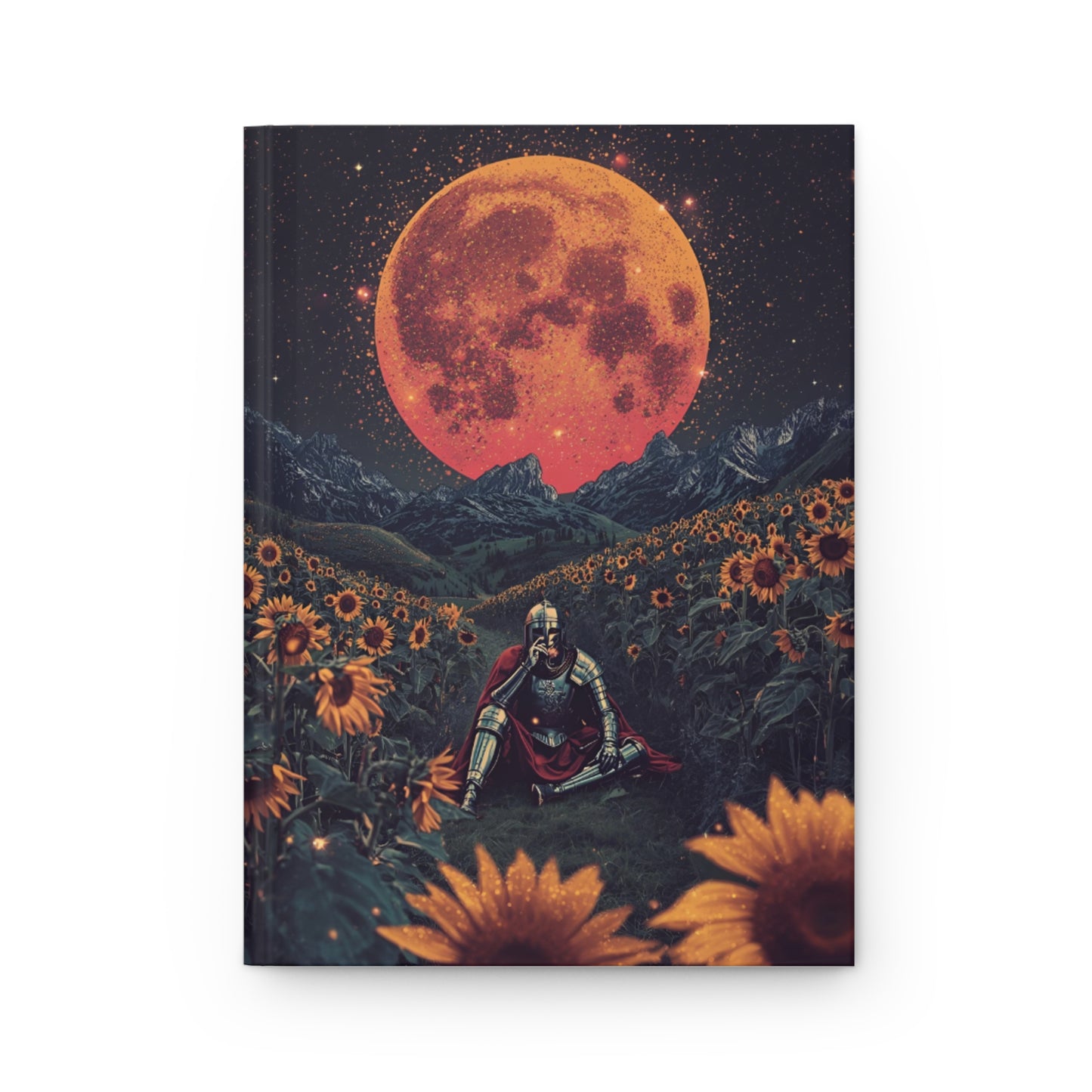 Moonlit Sunflower Knight Notebook | Hardcover
