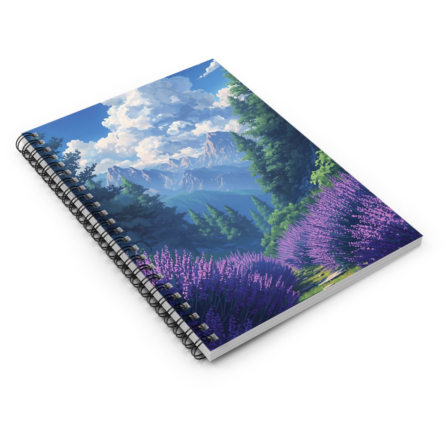 Lavender Mountain Notebook | Spiral