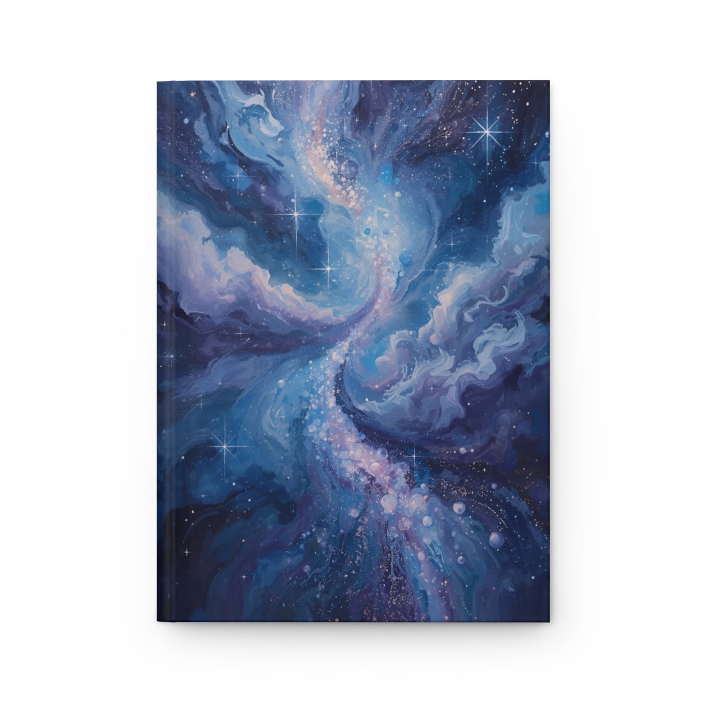 Blue Galaxy Swirl Notebook | Hardcover