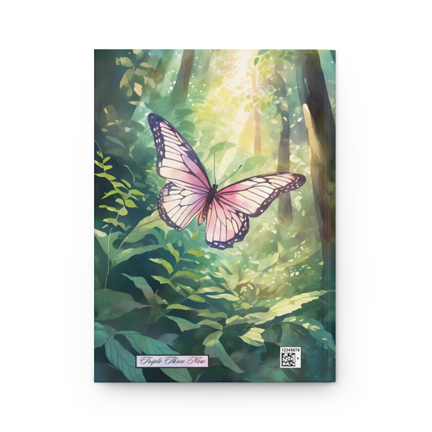 Pink Butterfly Forest Notebook | Hardcover