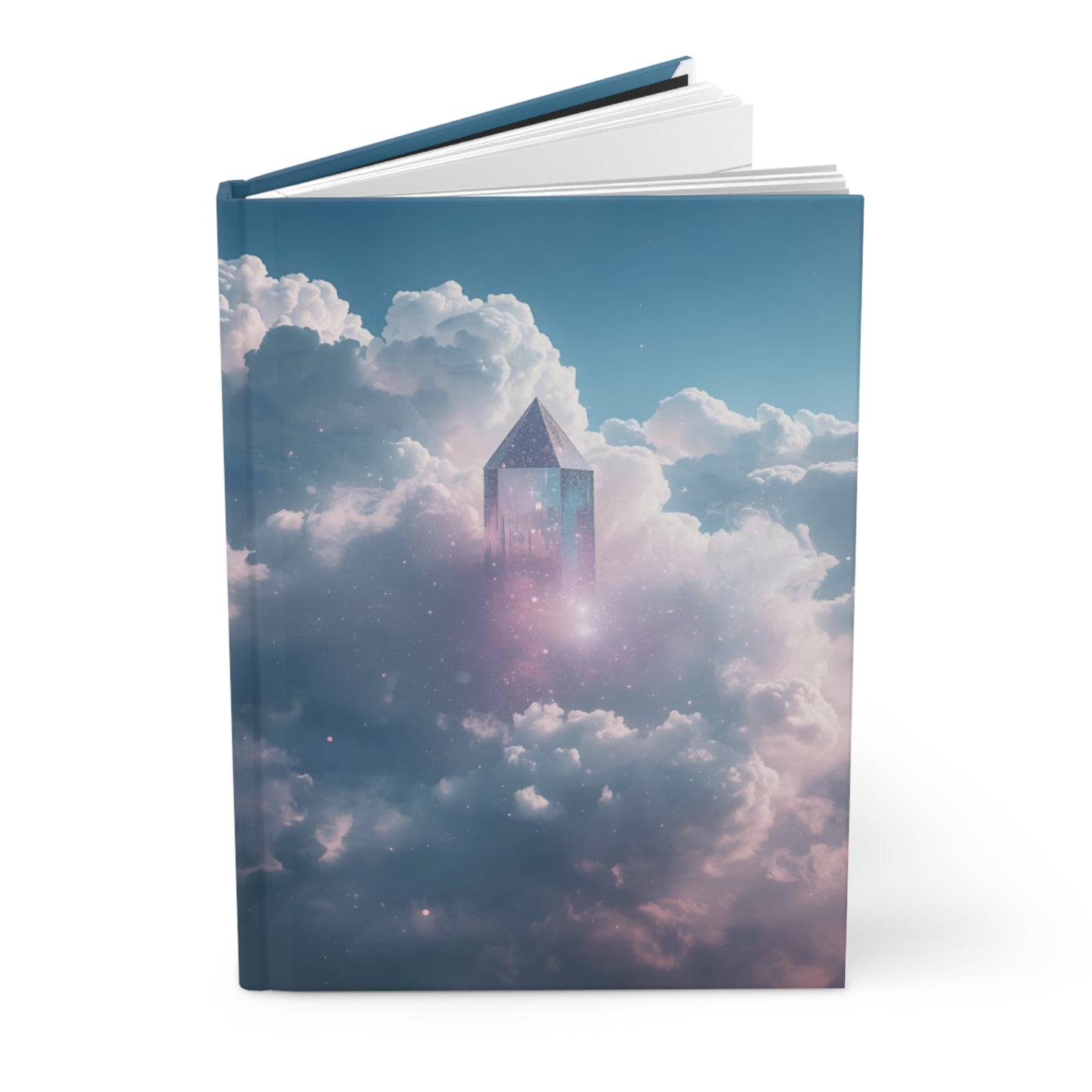 Crystal Cloud Fantasy Notebook Hardcover Front Cover