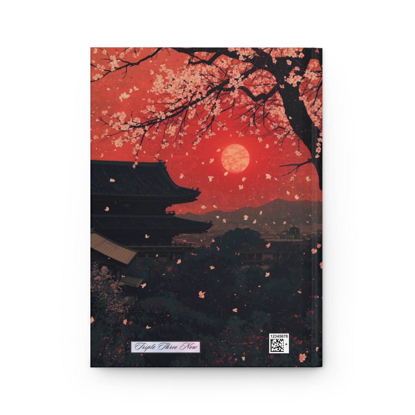 Cherry Blossom Sunset Notebook | Hardcover