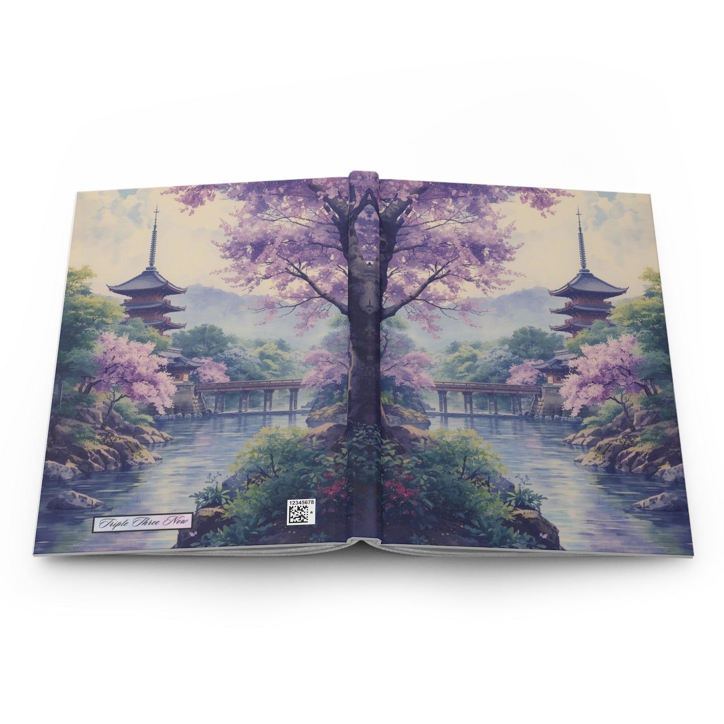 Soft Purple Cherry Blossom Notebook | Hardcover