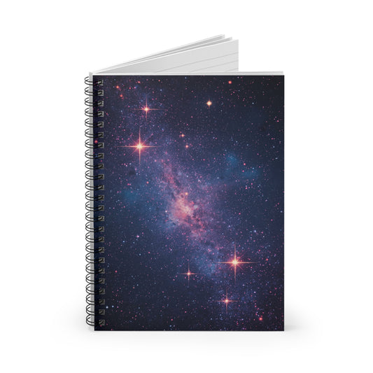 Starry Galaxy Notebook | Spiral