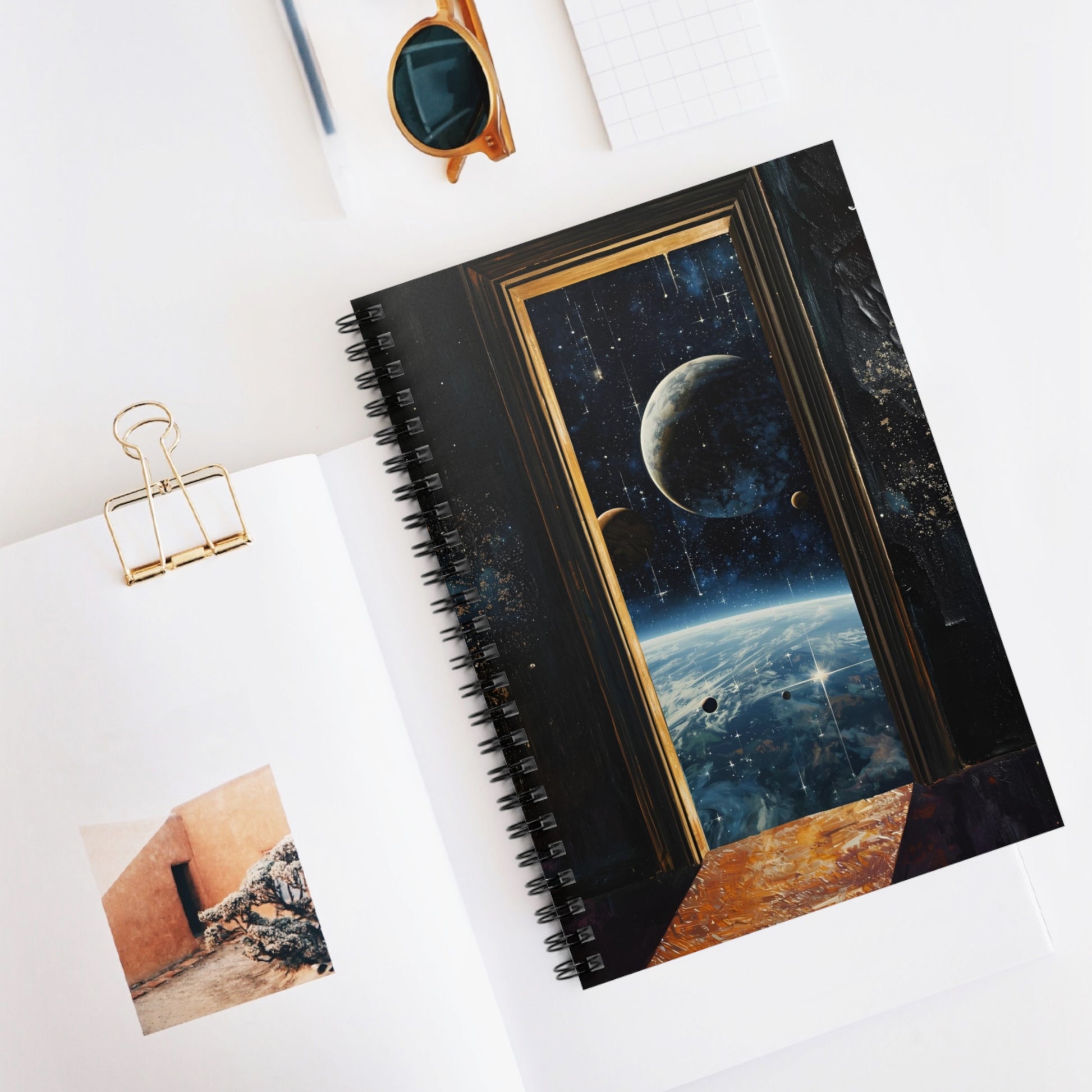 Portal to Space Spiral Notebook