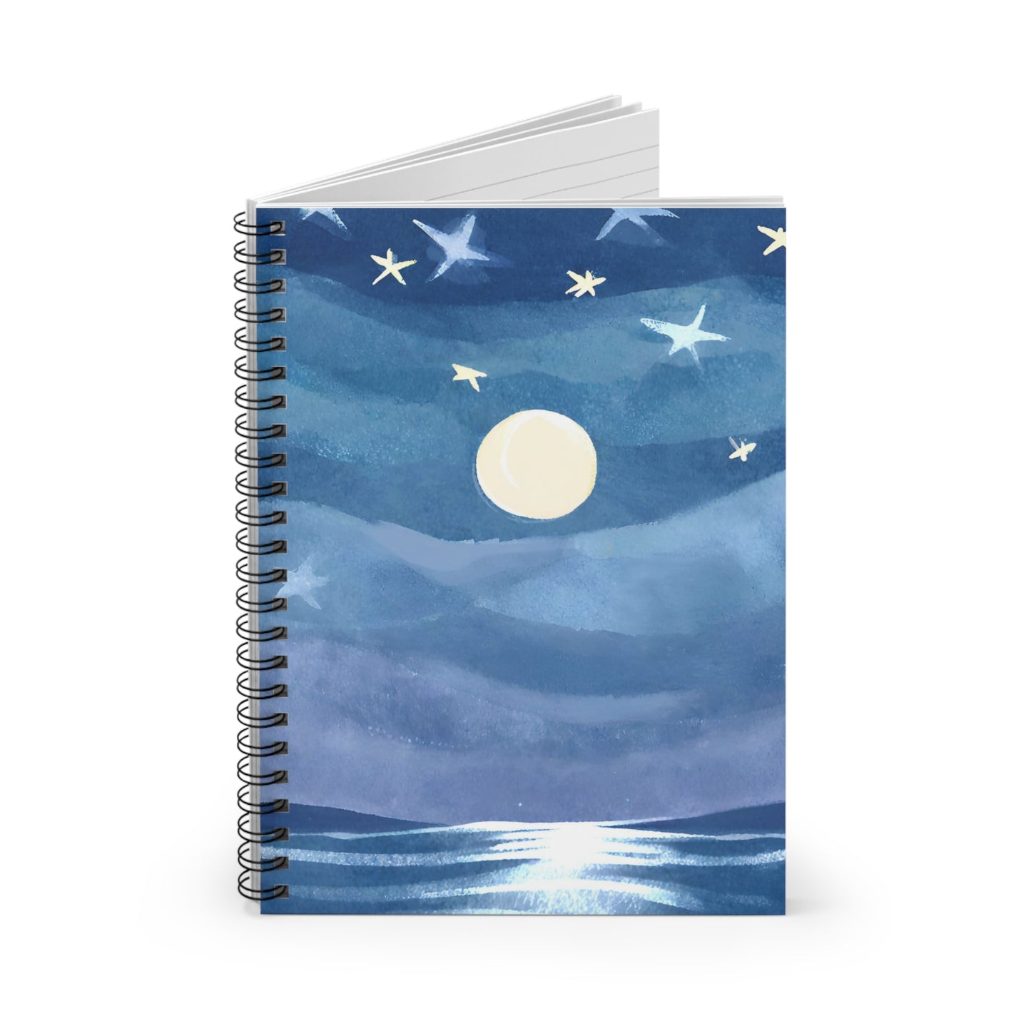Moonlit Ocean Notebook | Spiral