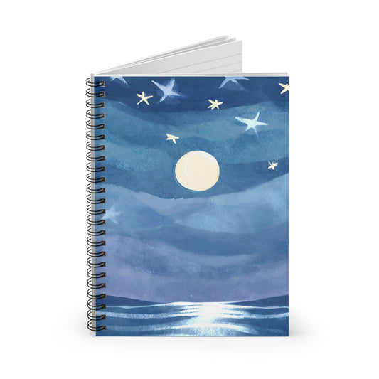 Moonlit Ocean Notebook | Spiral