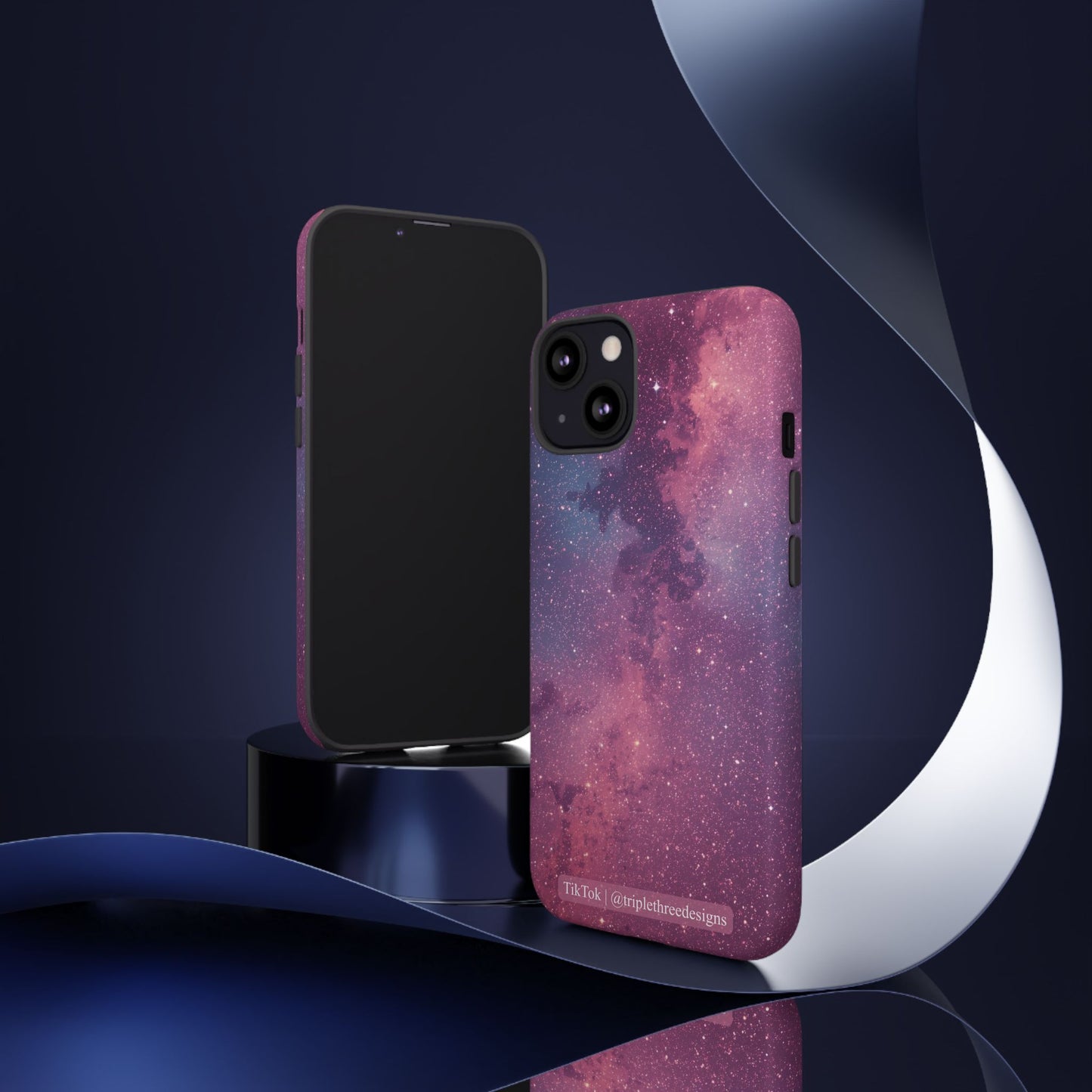Pink Galaxy Nebula Phone Case