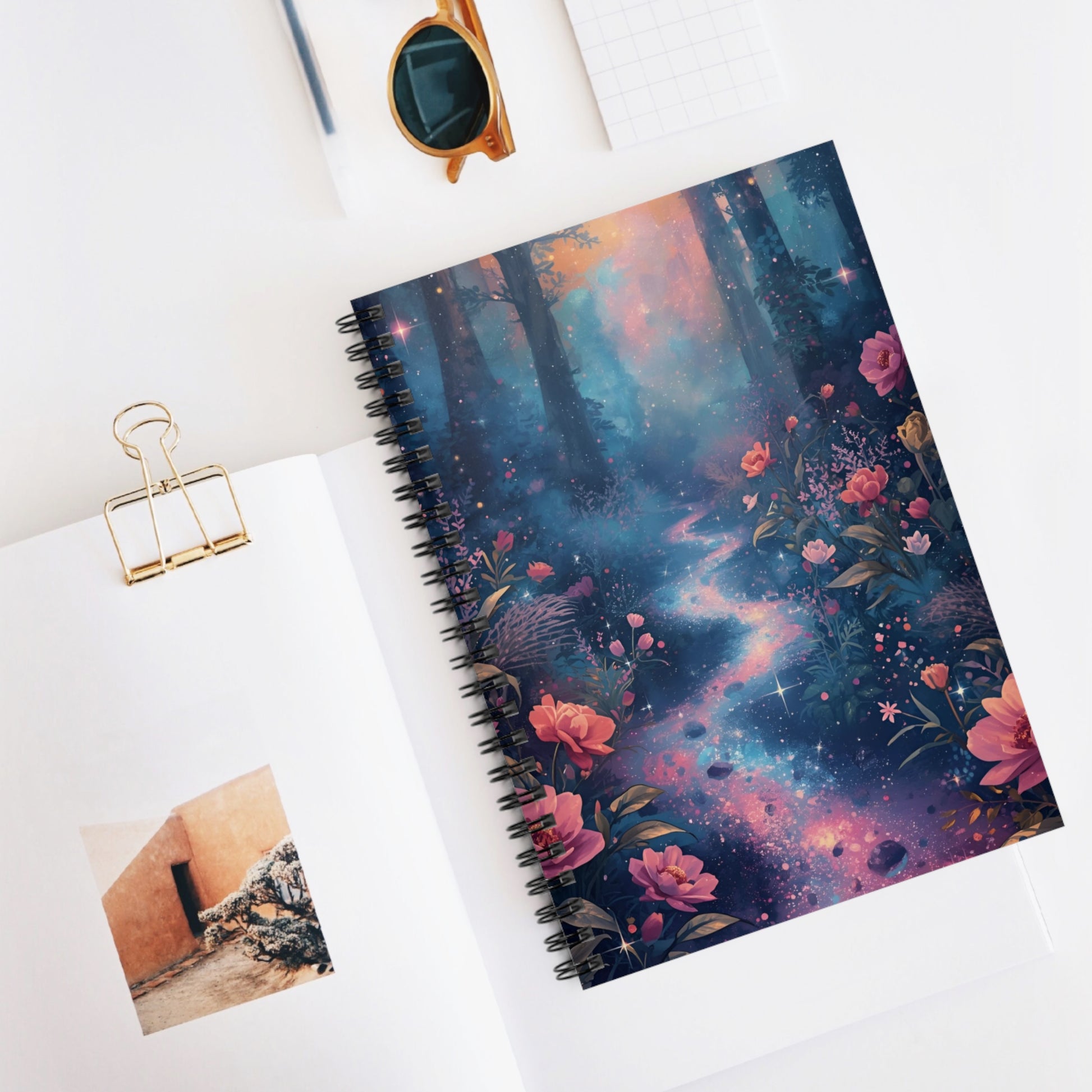 Enchanted Forest Fantasy Spiral Notebook