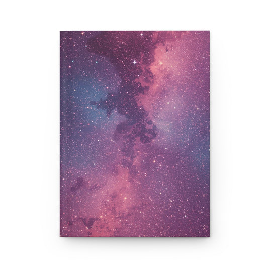 Canvas print with a purple and pink galaxy design on a white background