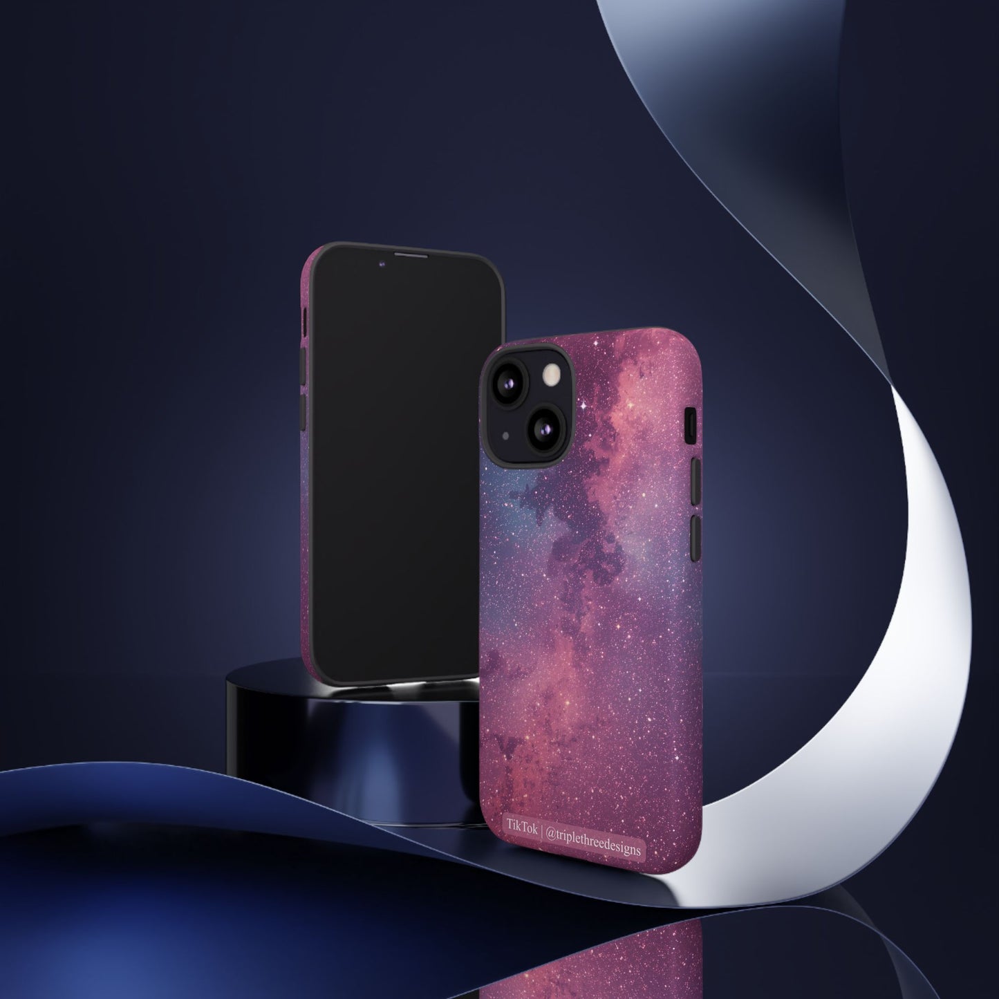 Pink Galaxy Nebula Phone Case