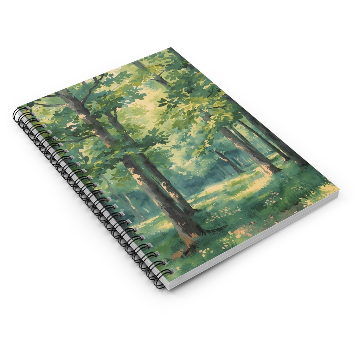 Woodland Forest Path Notebook | Spiral