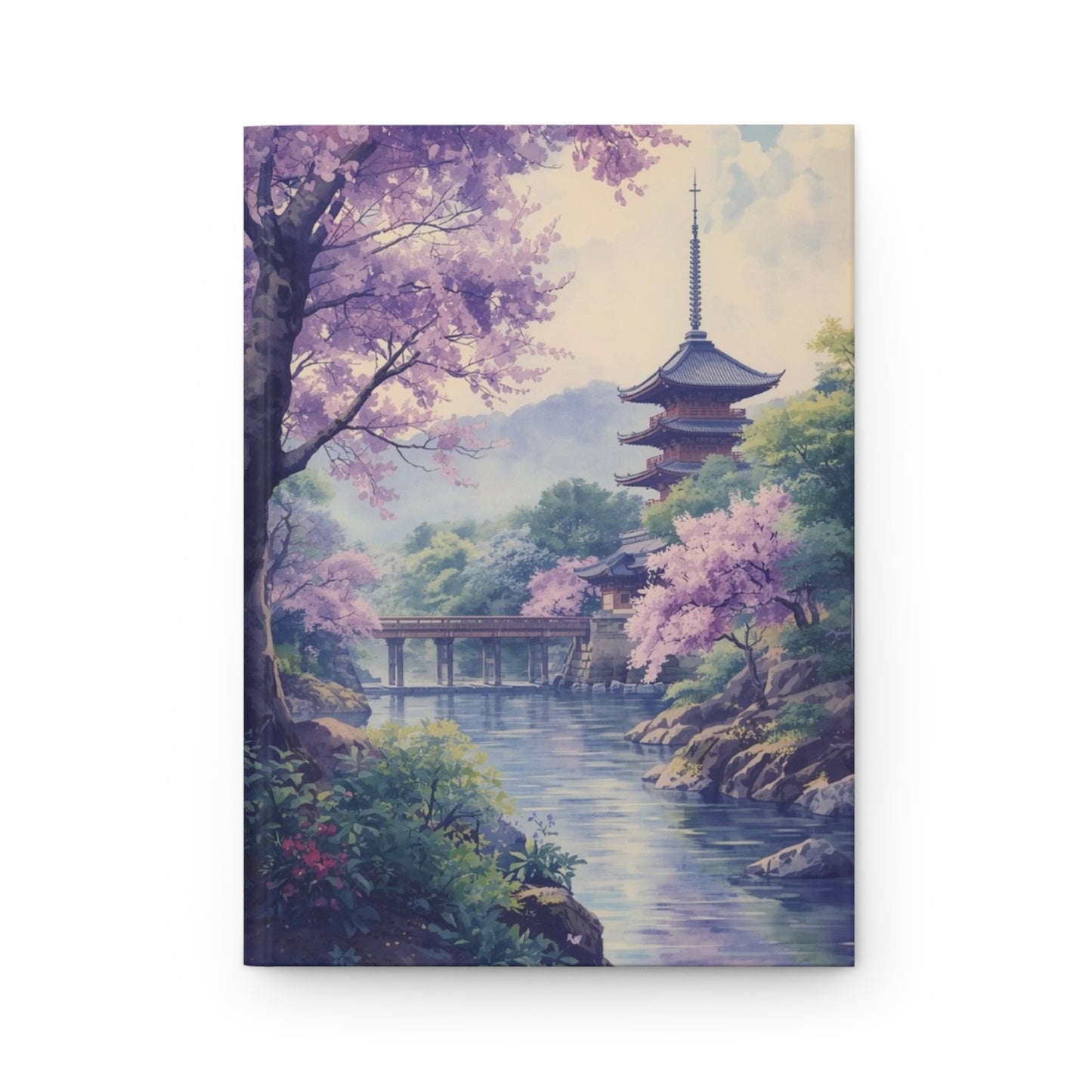 Soft Purple Cherry Blossom Notebook | Hardcover