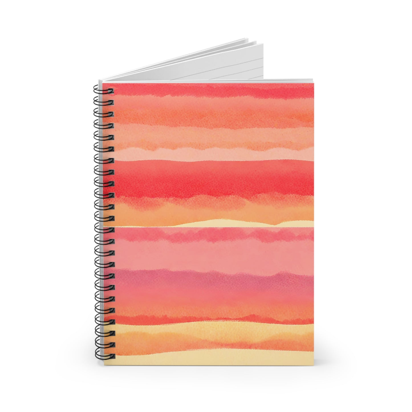 Coral Pink Sunset Notebook | Spiral