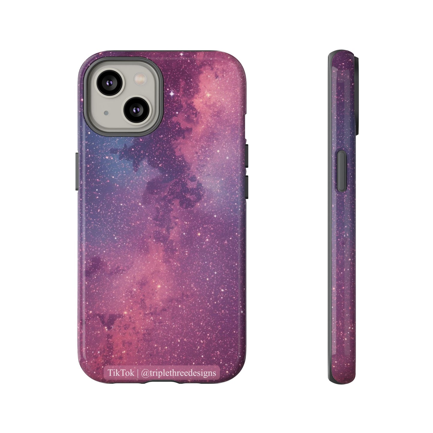 Pink Galaxy Nebula Phone Case