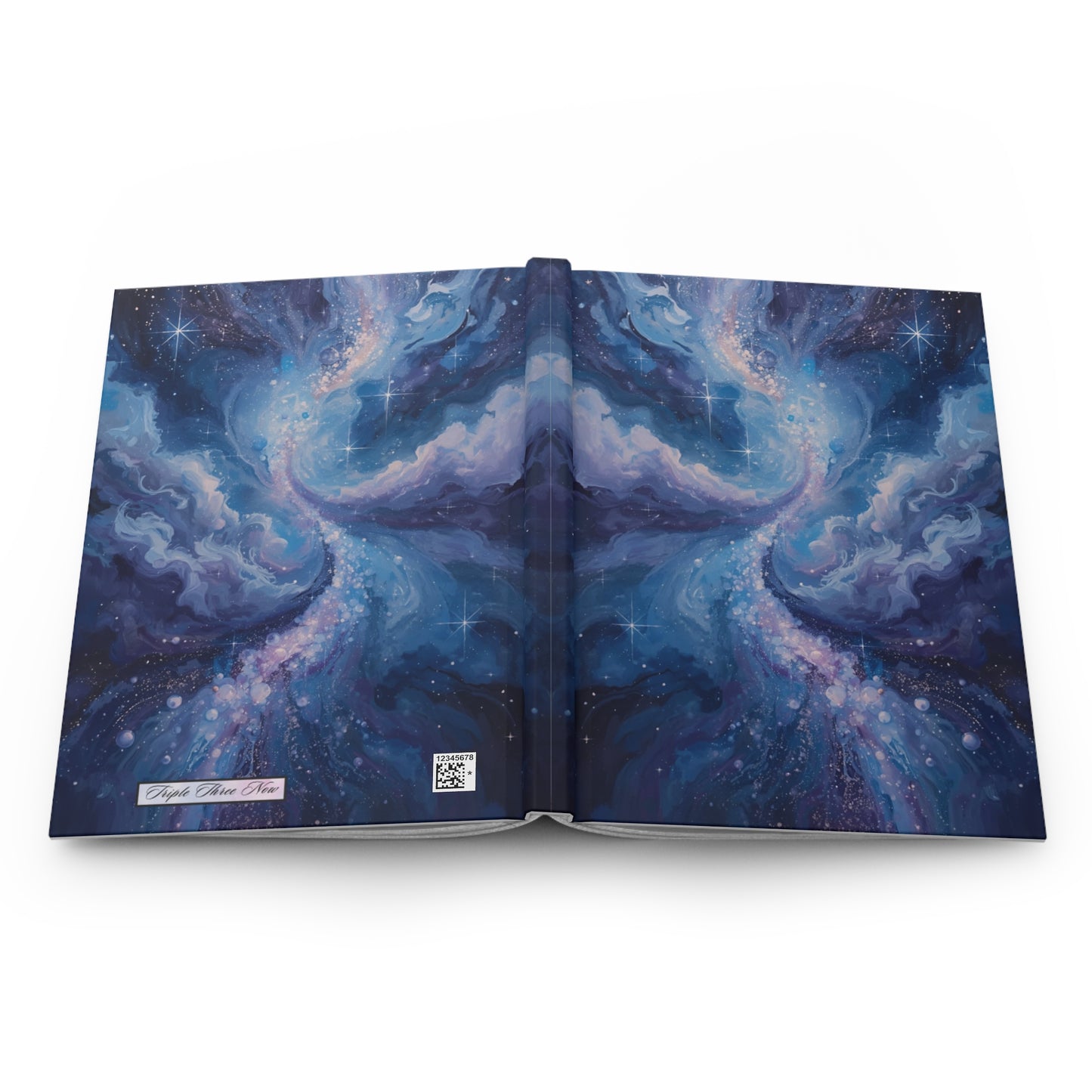 Blue Galaxy Swirl Notebook | Hardcover