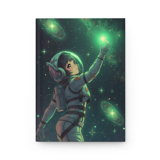 Green Cosmic Girl Notebook | Hardcover