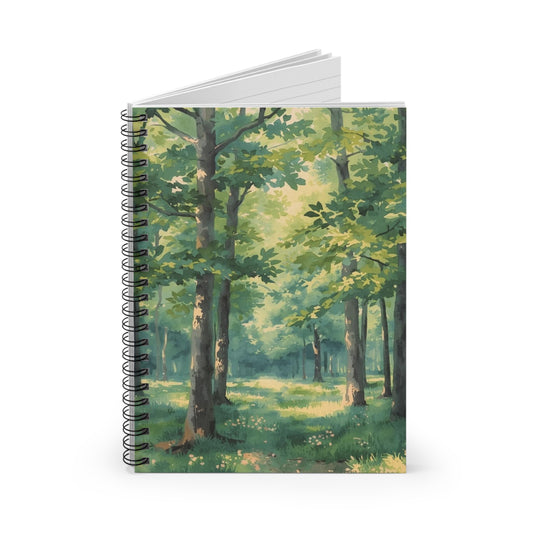 Woodland Forest Path Notebook | Spiral