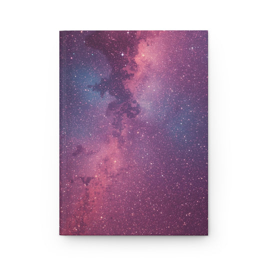 Pink Galaxy Nebula Notebook | Hardcover