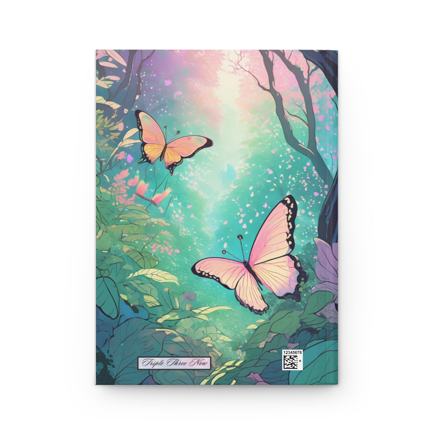 Pastel Butterfly Forest Notebook | Hardcover