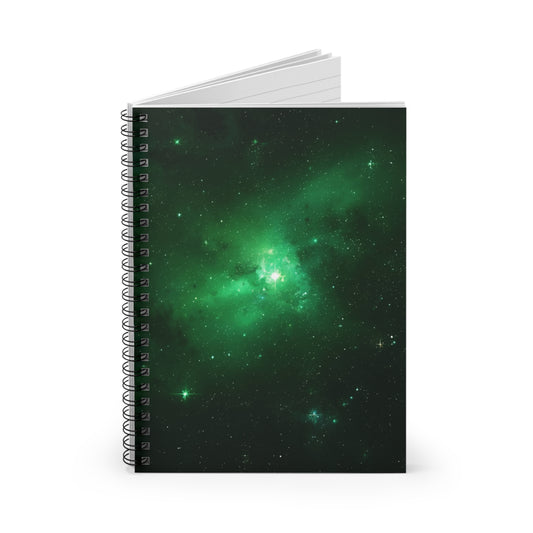 Emerald Nebula Galaxy Notebook | Spiral