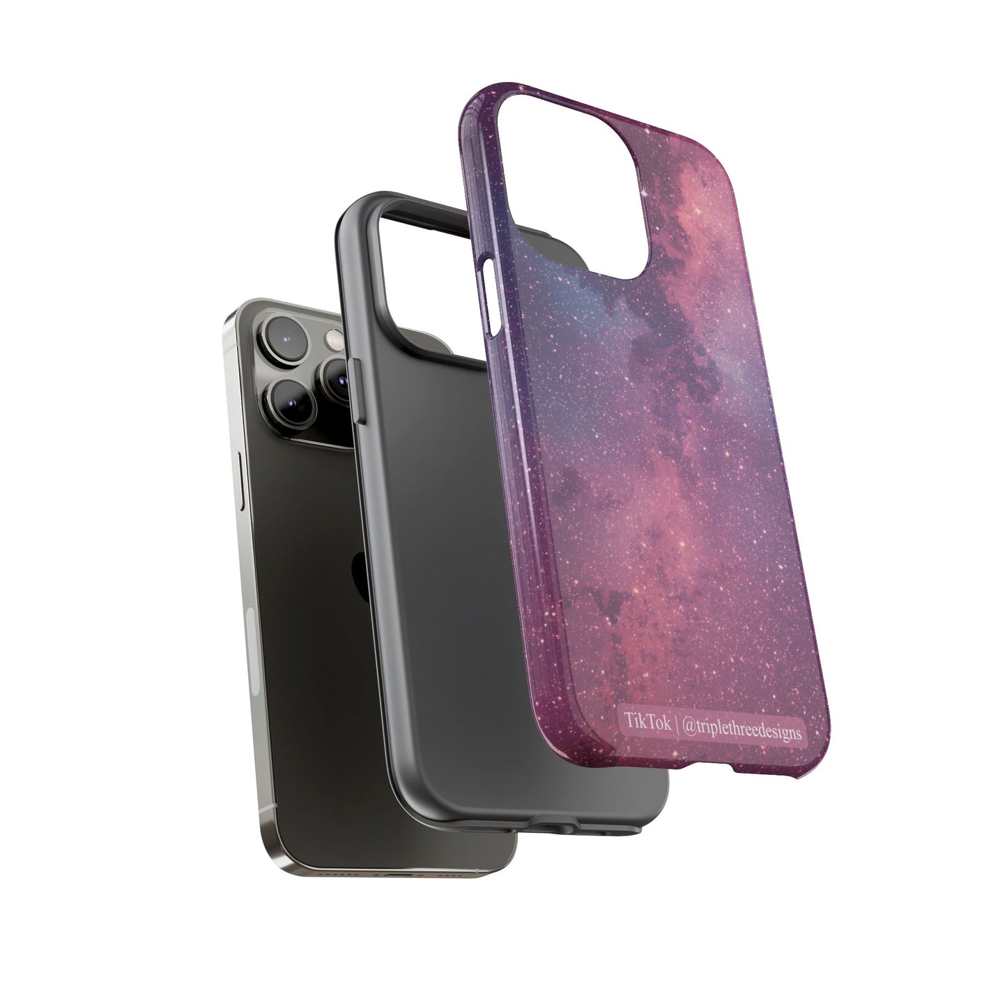 Pink Galaxy Nebula Phone Case