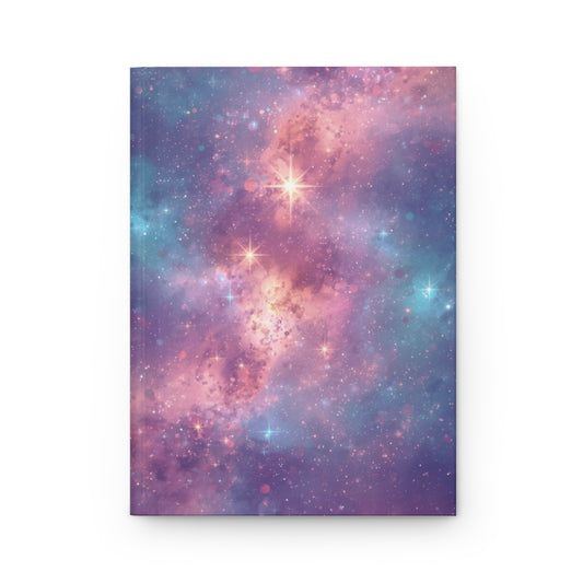 Cosmic Pink Galaxy Notebook | Hardcover