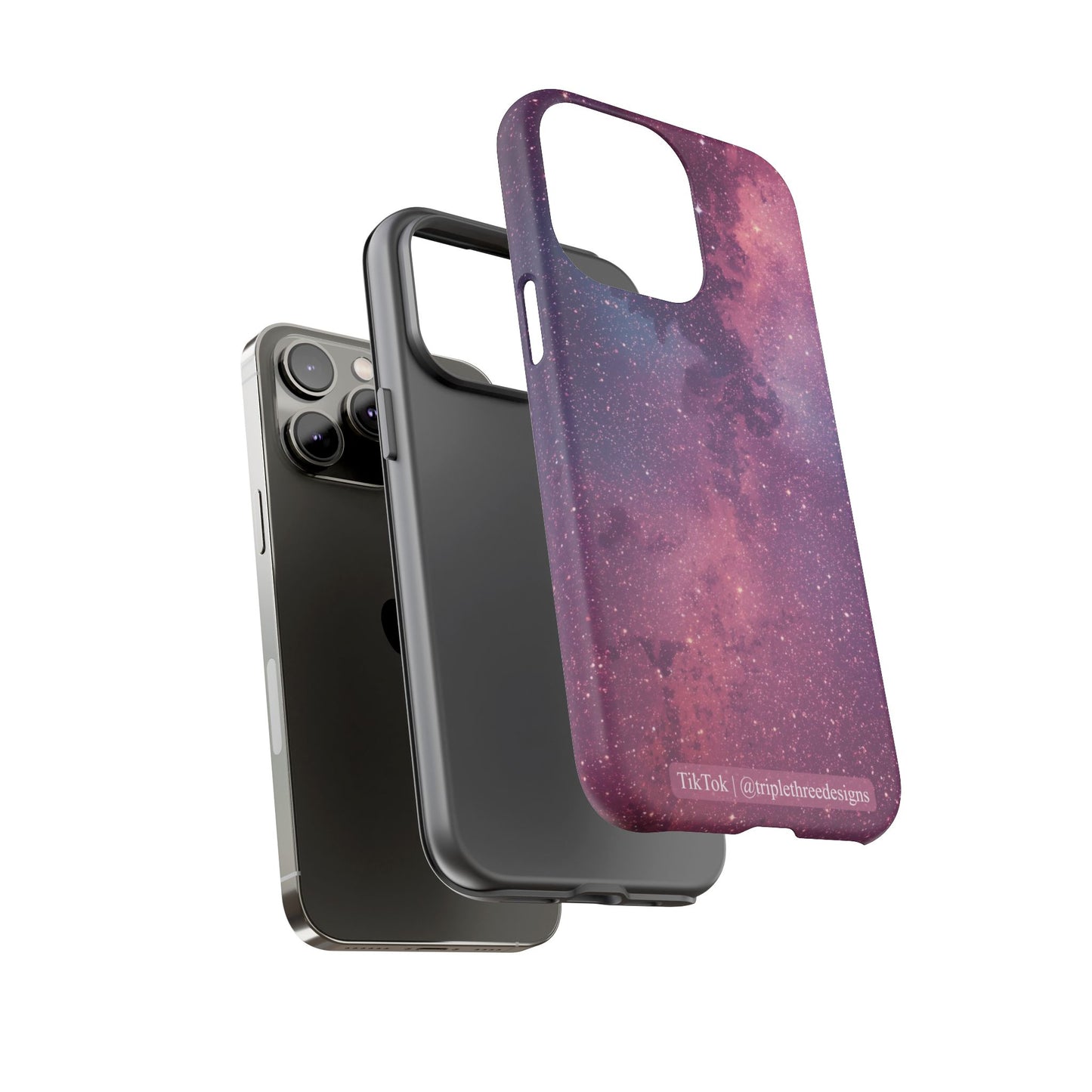 Pink Galaxy Nebula Phone Case