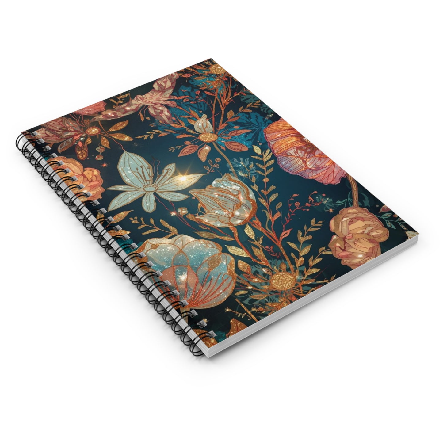 Elegant Floral Notebook | Spiral