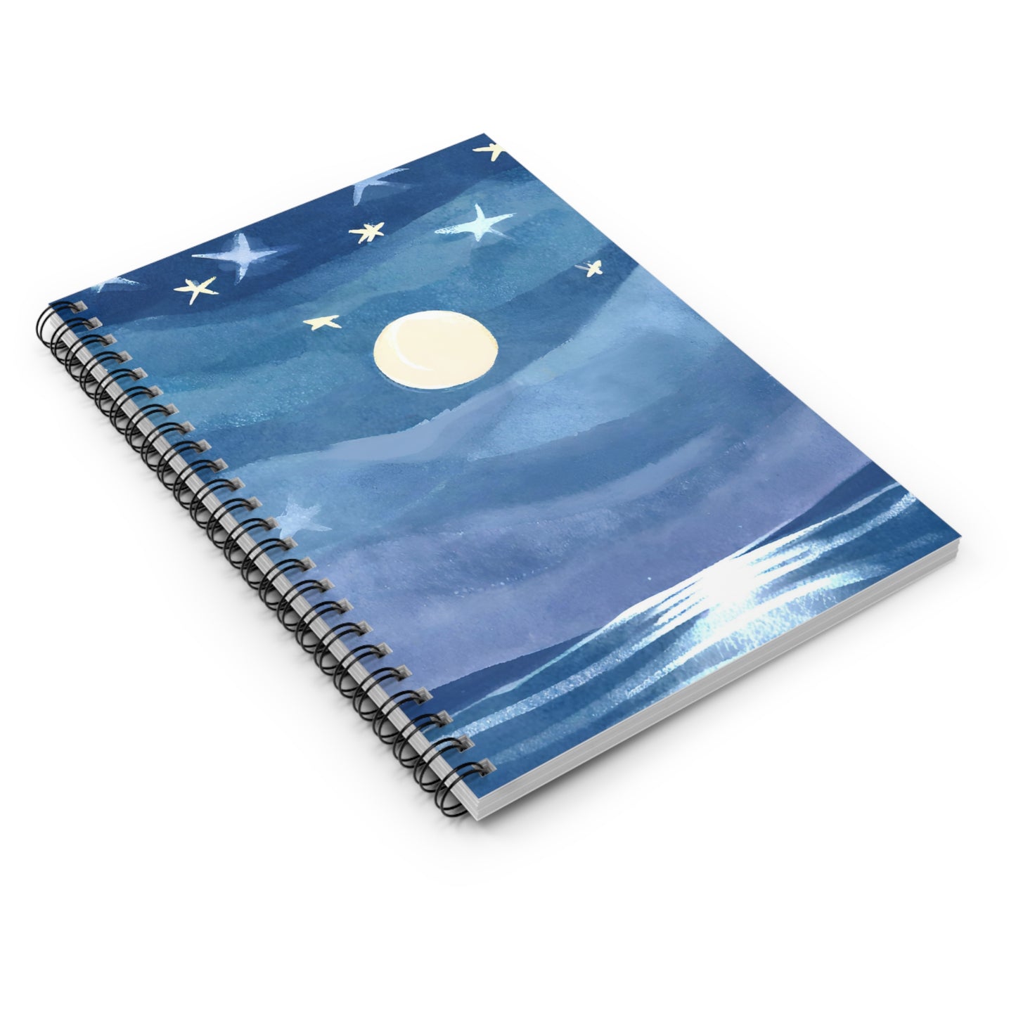 Moonlit Ocean Notebook | Spiral