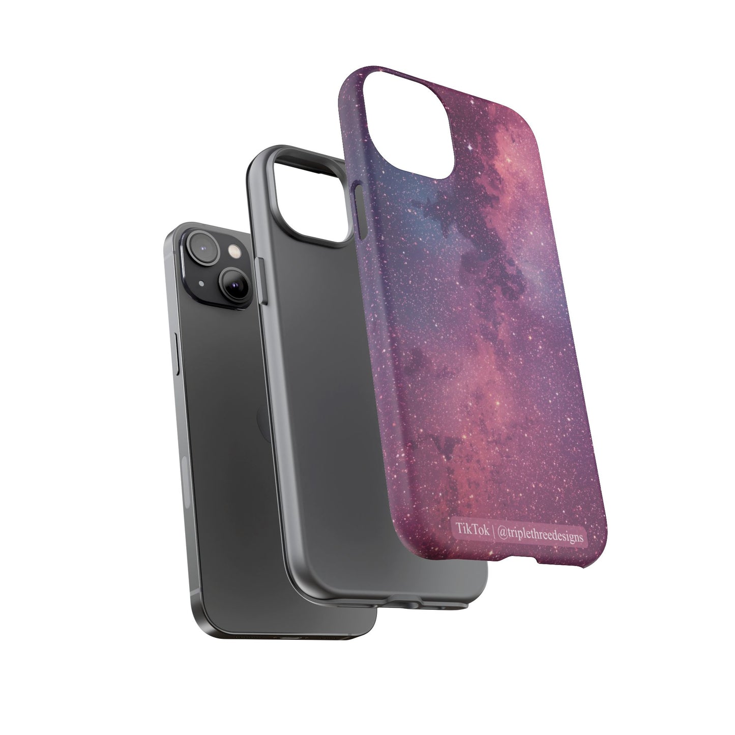 Pink Galaxy Nebula Phone Case