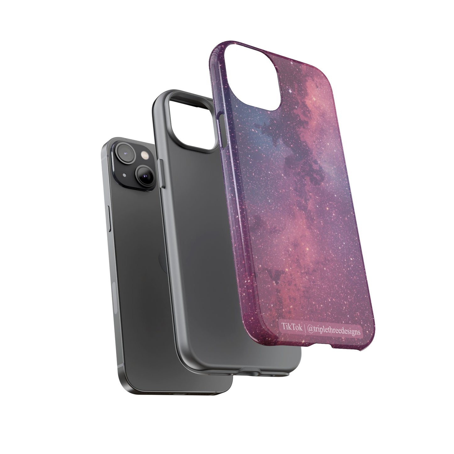Pink Galaxy Nebula Phone Case