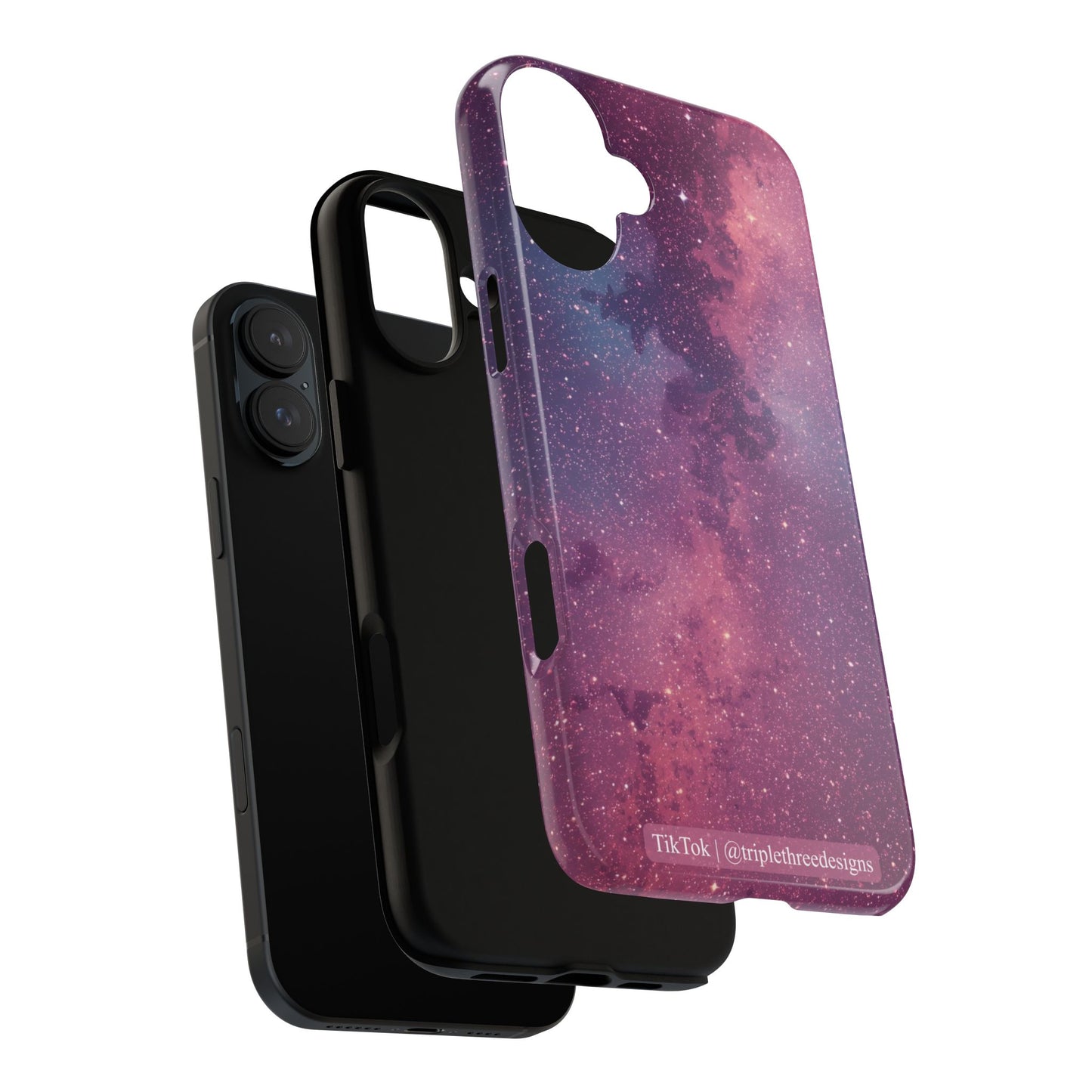 Pink Galaxy Nebula Phone Case