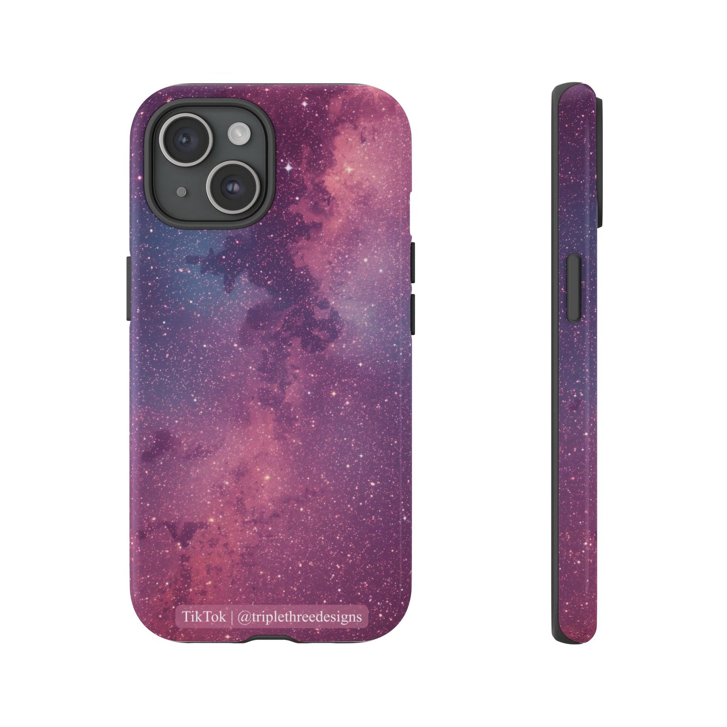 Pink Galaxy Nebula Phone Case