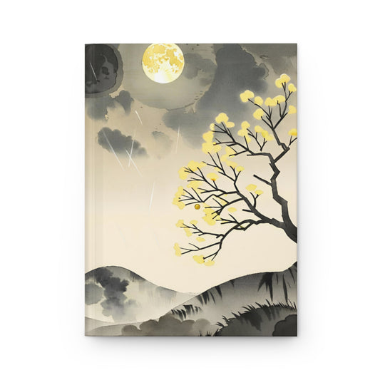 Moonlit Ink Landscape Notebook | Hardcover