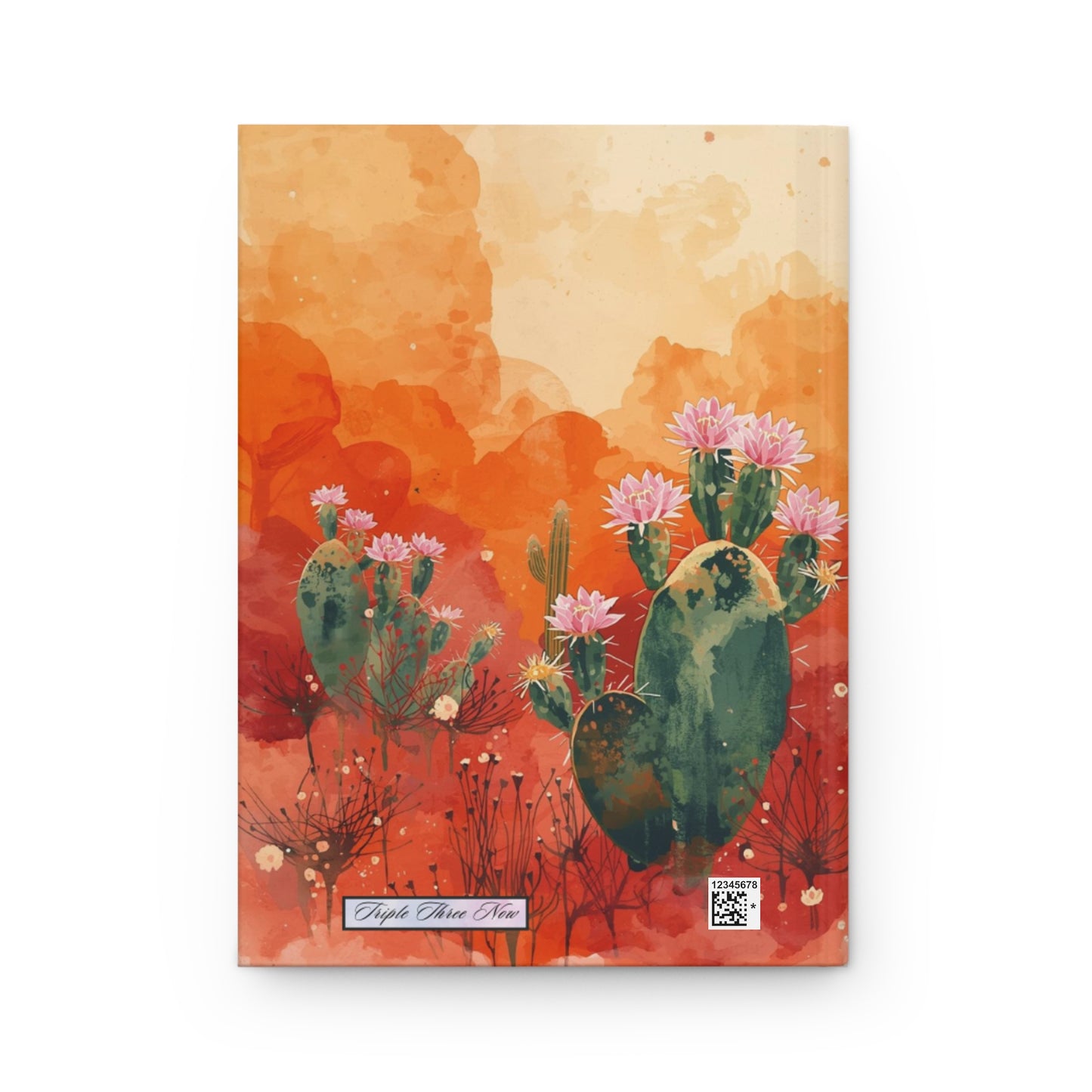 Desert Cactus Bloom Notebook | Hardcover