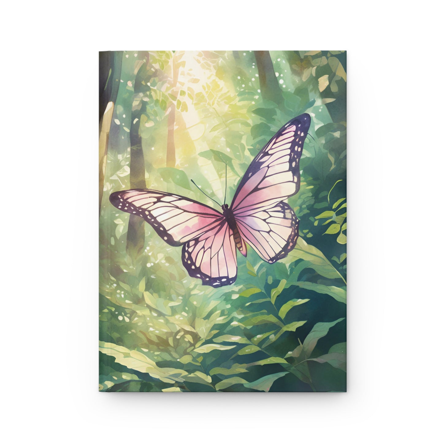 Butterfly on a forest background